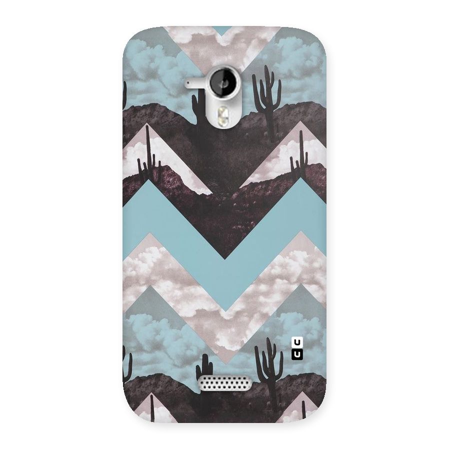 Cacutus Zig Zag Pattern Back Case for Micromax Canvas HD A116