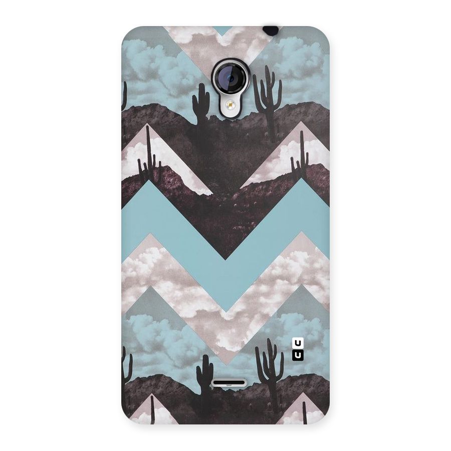 Cacutus Zig Zag Pattern Back Case for Micromax Unite 2 A106