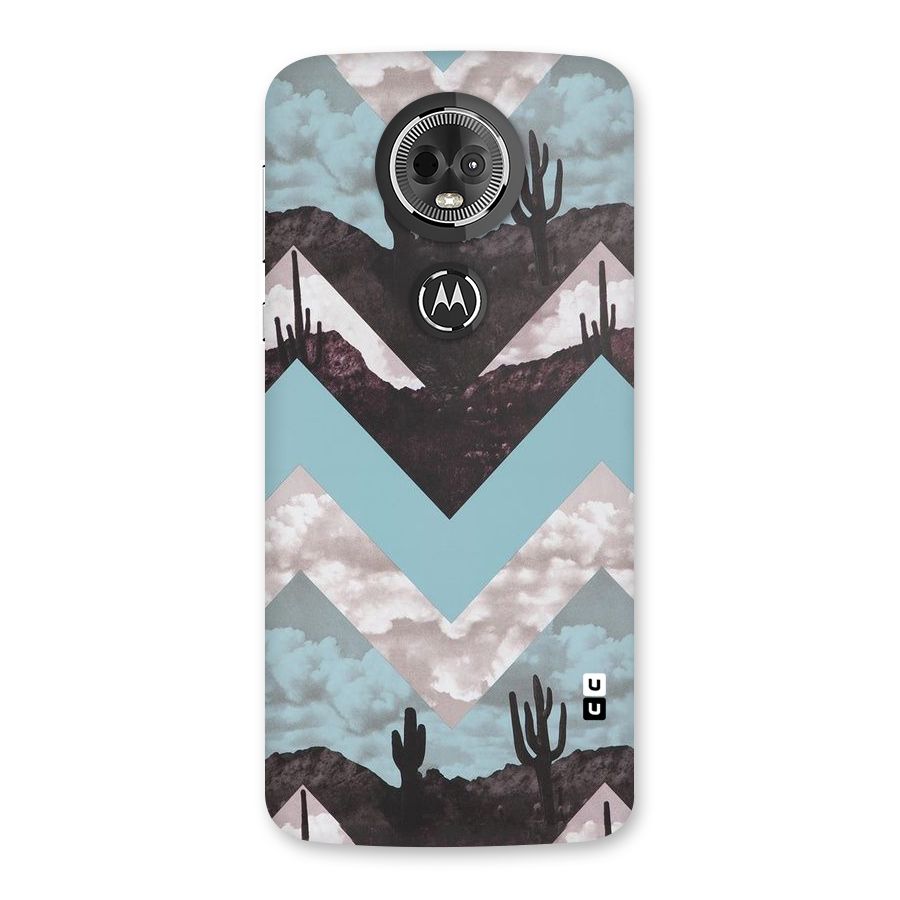 Cacutus Zig Zag Pattern Back Case for Moto E5 Plus