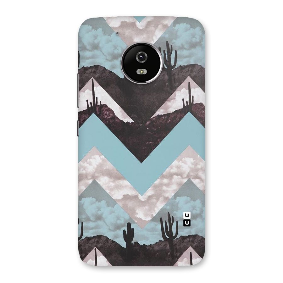 Cacutus Zig Zag Pattern Back Case for Moto G5