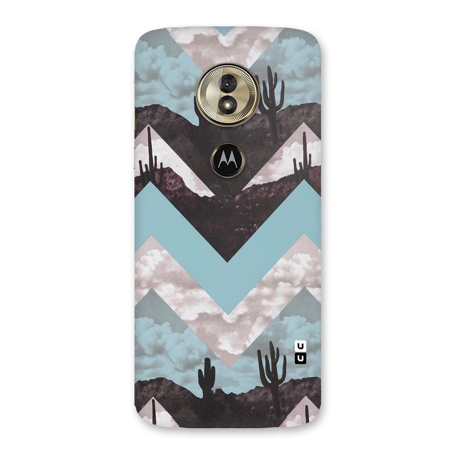 Cacutus Zig Zag Pattern Back Case for Moto G6 Play