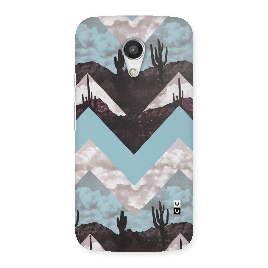 Cacutus Zig Zag Pattern Back Case for Moto G 2nd Gen