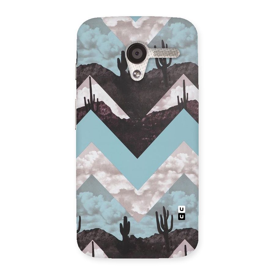 Cacutus Zig Zag Pattern Back Case for Moto X