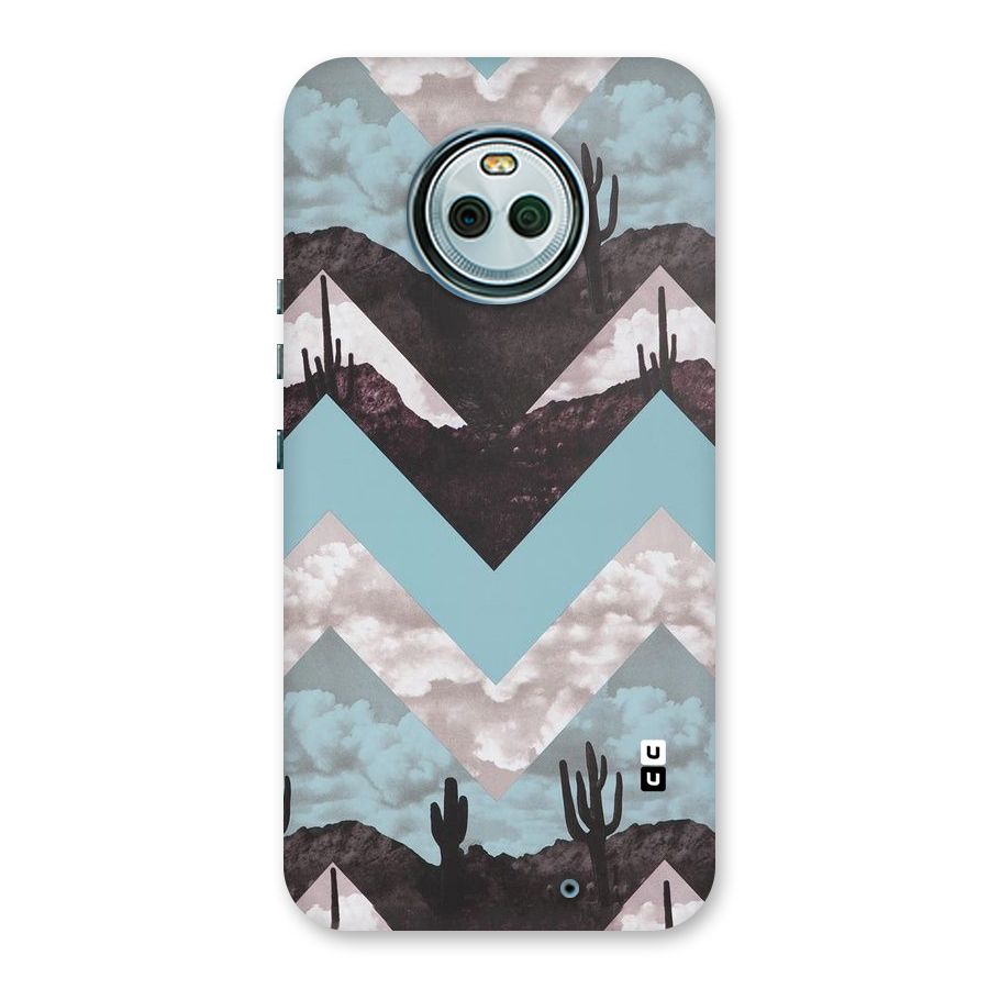Cacutus Zig Zag Pattern Back Case for Moto X4