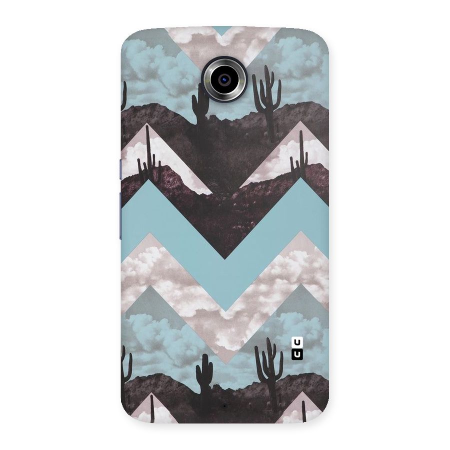 Cacutus Zig Zag Pattern Back Case for Nexsus 6