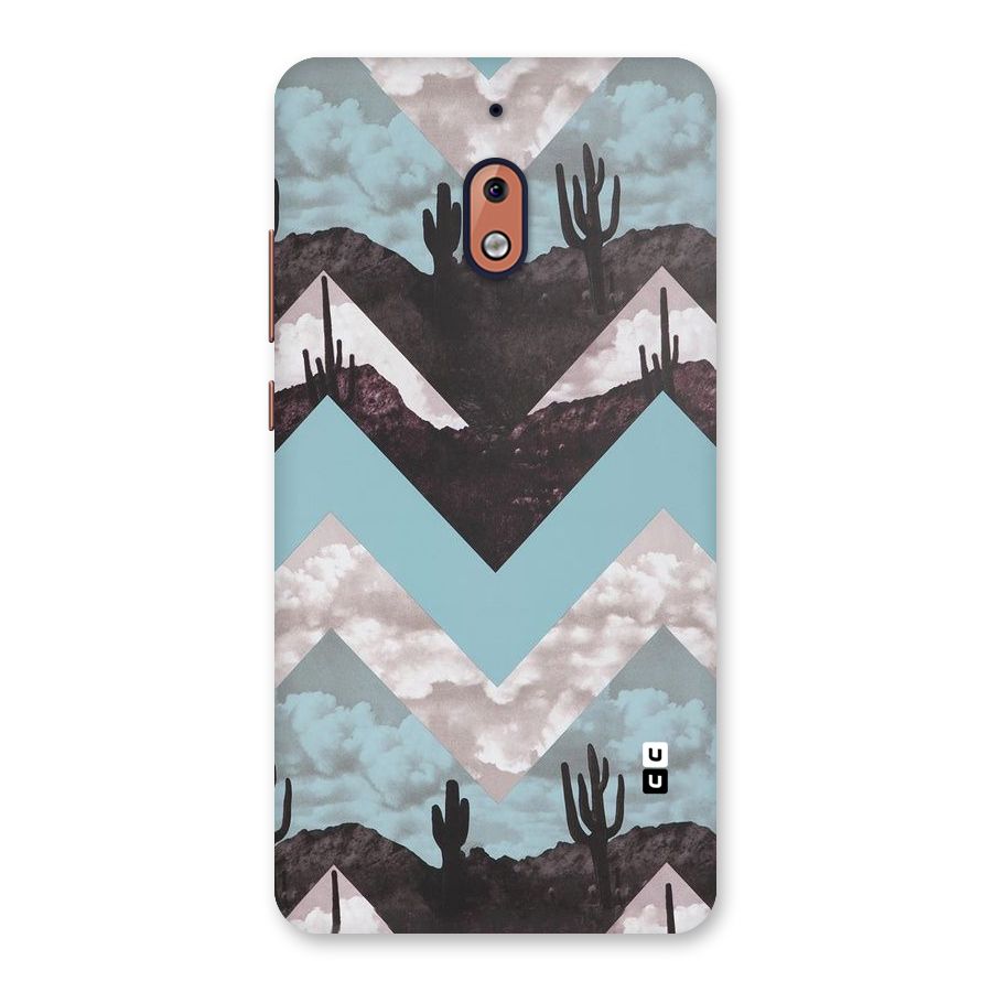 Cacutus Zig Zag Pattern Back Case for Nokia 2.1