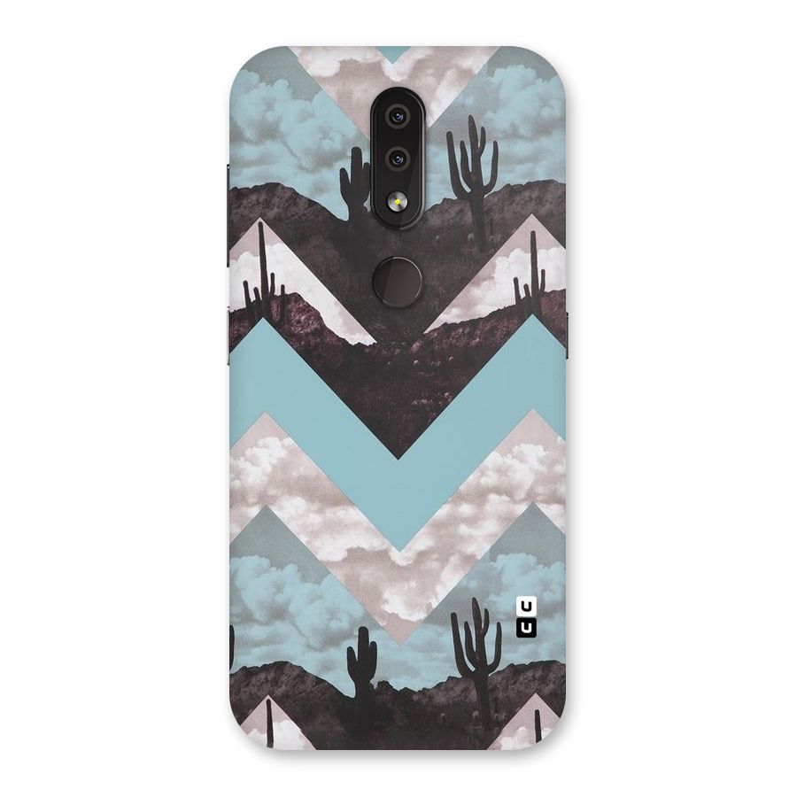 Cacutus Zig Zag Pattern Back Case for Nokia 4.2