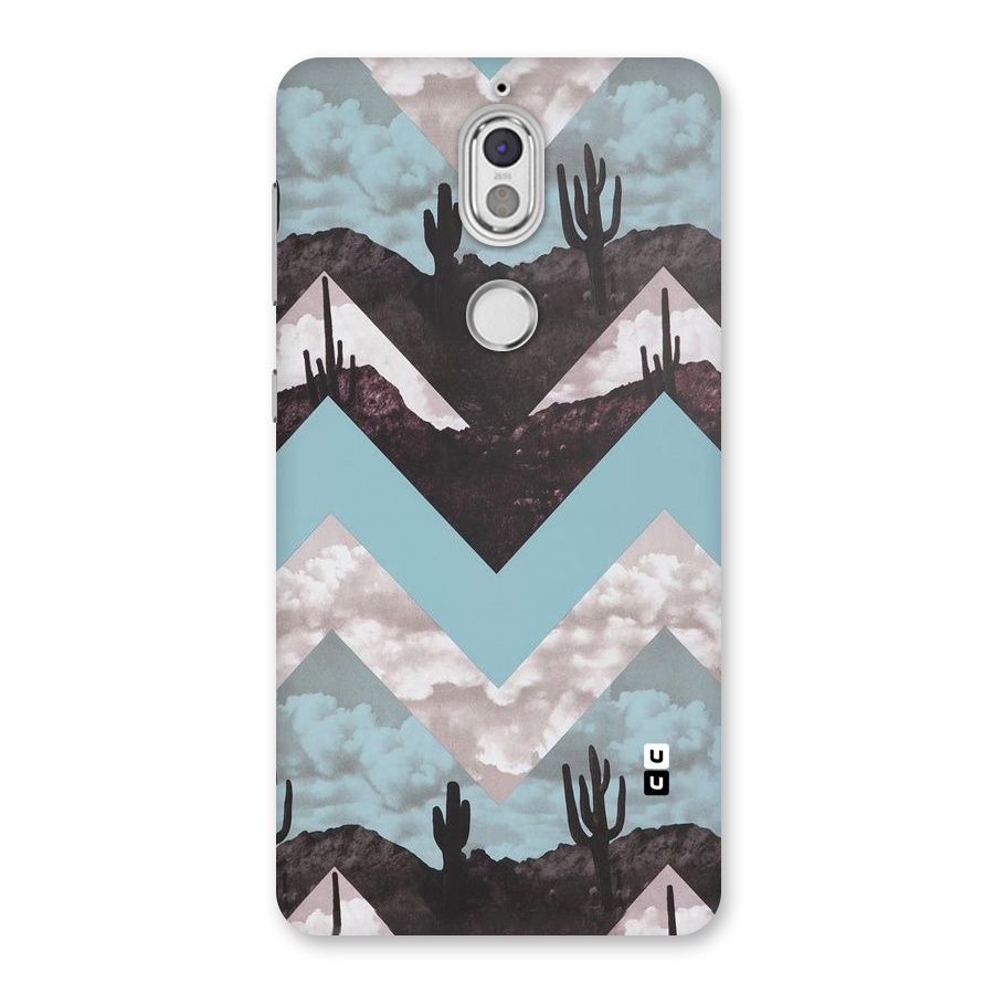 Cacutus Zig Zag Pattern Back Case for Nokia 7