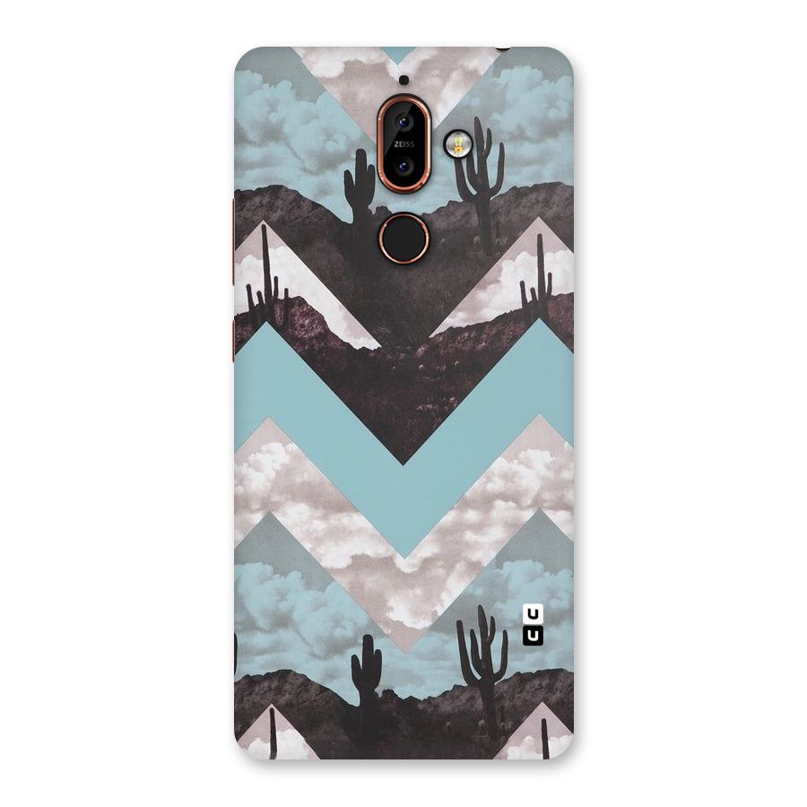 Cacutus Zig Zag Pattern Back Case for Nokia 7 Plus