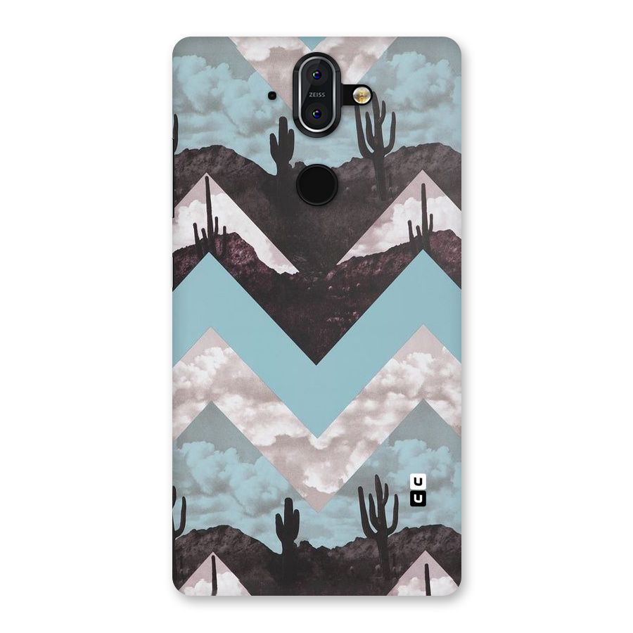 Cacutus Zig Zag Pattern Back Case for Nokia 8 Sirocco
