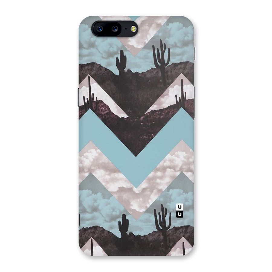 Cacutus Zig Zag Pattern Back Case for OnePlus 5