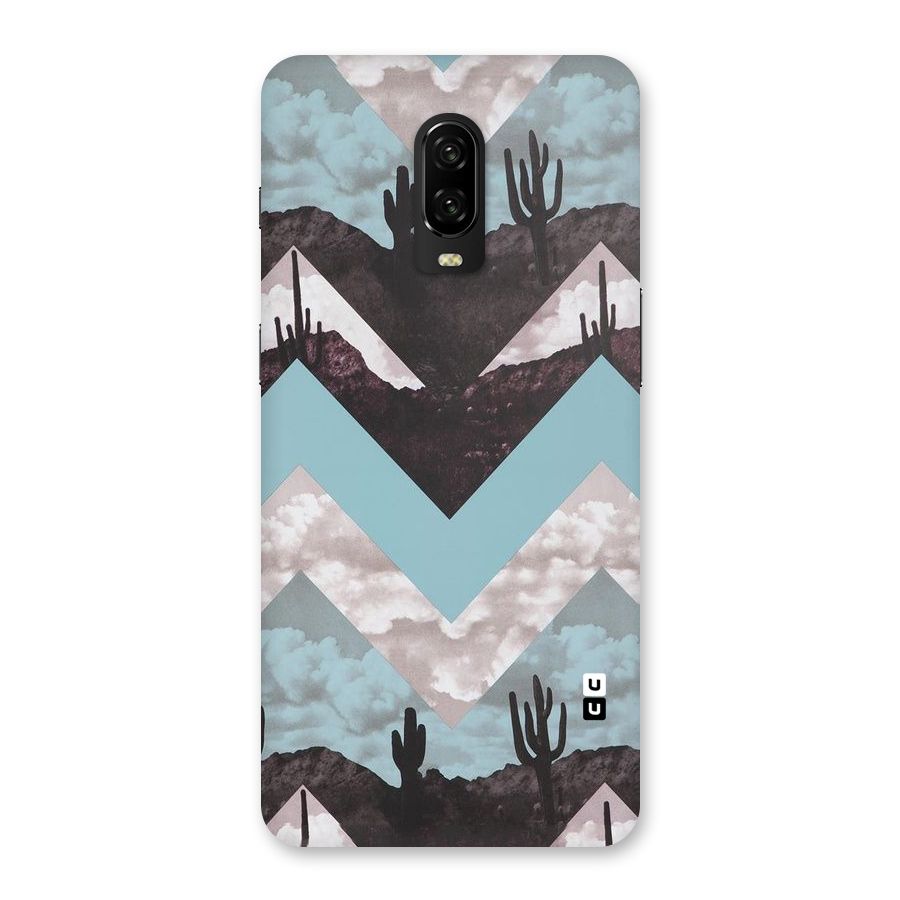 Cacutus Zig Zag Pattern Back Case for OnePlus 6T