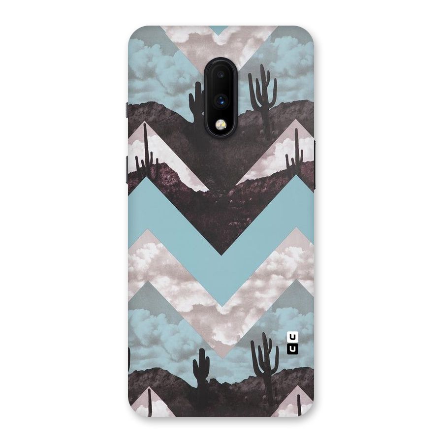 Cacutus Zig Zag Pattern Back Case for OnePlus 7