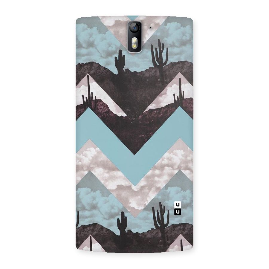 Cacutus Zig Zag Pattern Back Case for One Plus One
