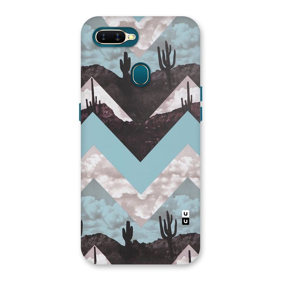Cacutus Zig Zag Pattern Back Case for Oppo A11k