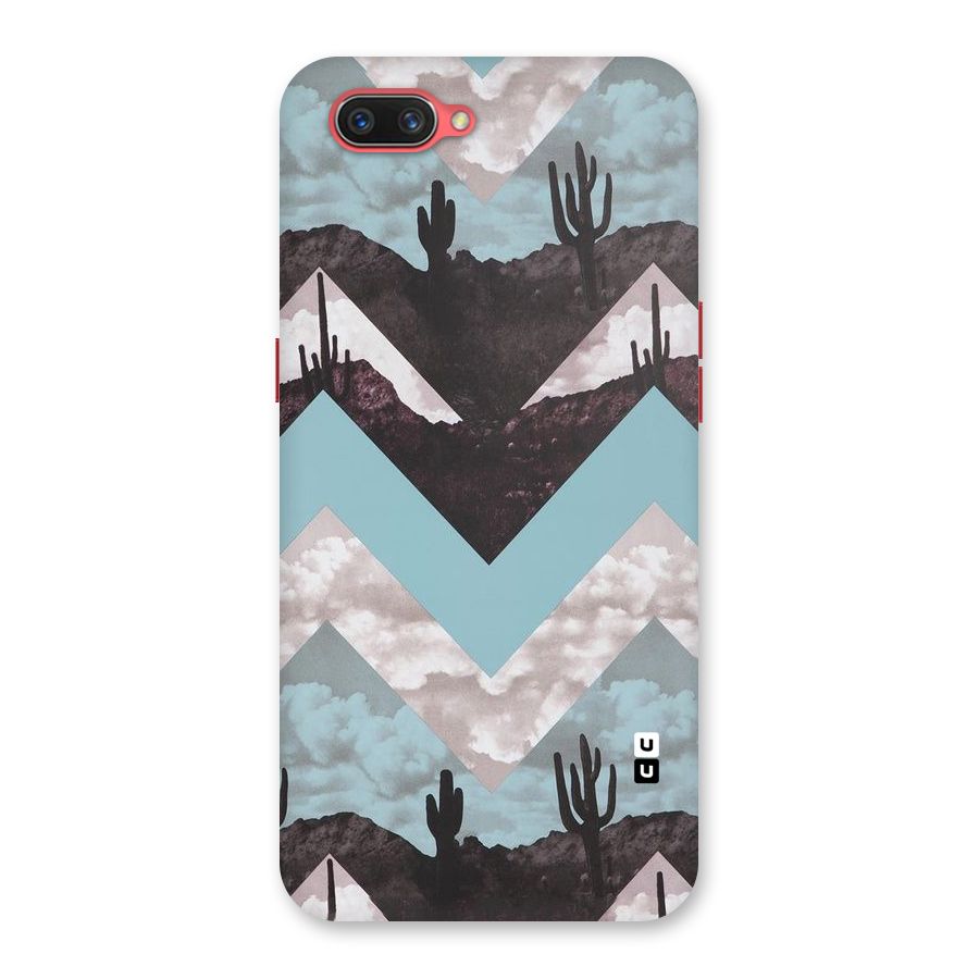 Cacutus Zig Zag Pattern Back Case for Oppo A3s