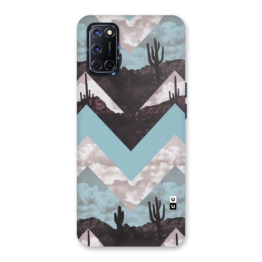 Cacutus Zig Zag Pattern Back Case for Oppo A52