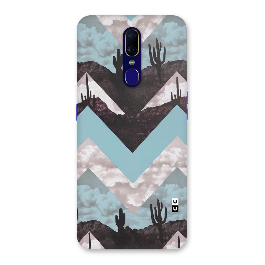 Cacutus Zig Zag Pattern Back Case for Oppo F11