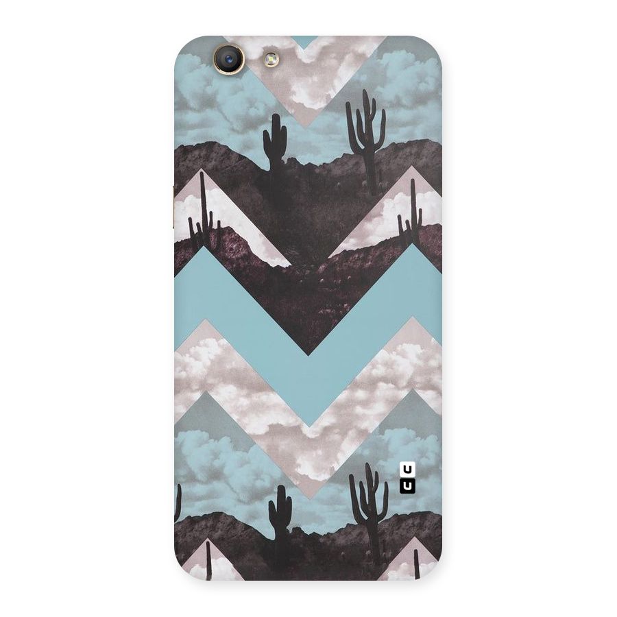 Cacutus Zig Zag Pattern Back Case for Oppo F1s