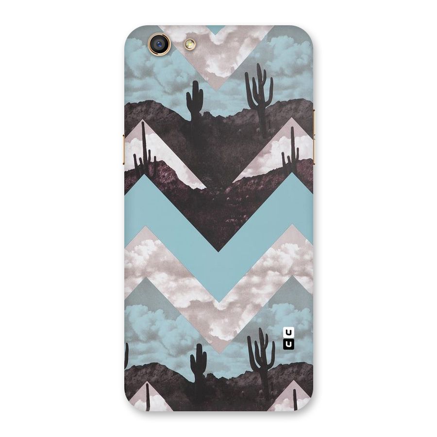Cacutus Zig Zag Pattern Back Case for Oppo F3