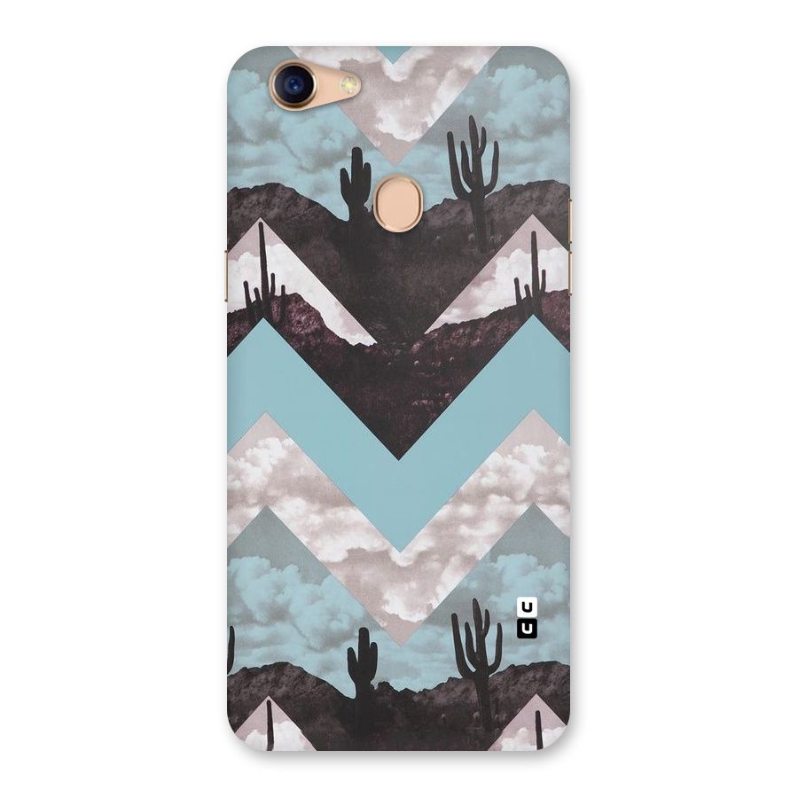 Cacutus Zig Zag Pattern Back Case for Oppo F5