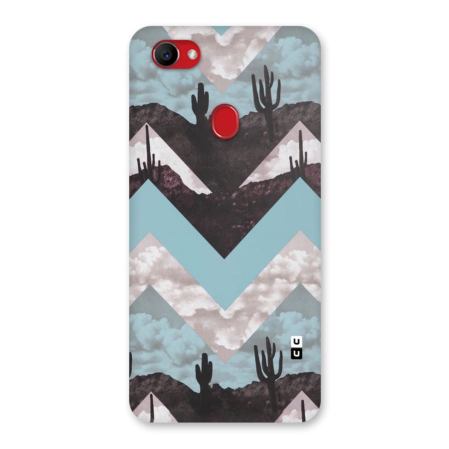 Cacutus Zig Zag Pattern Back Case for Oppo F7