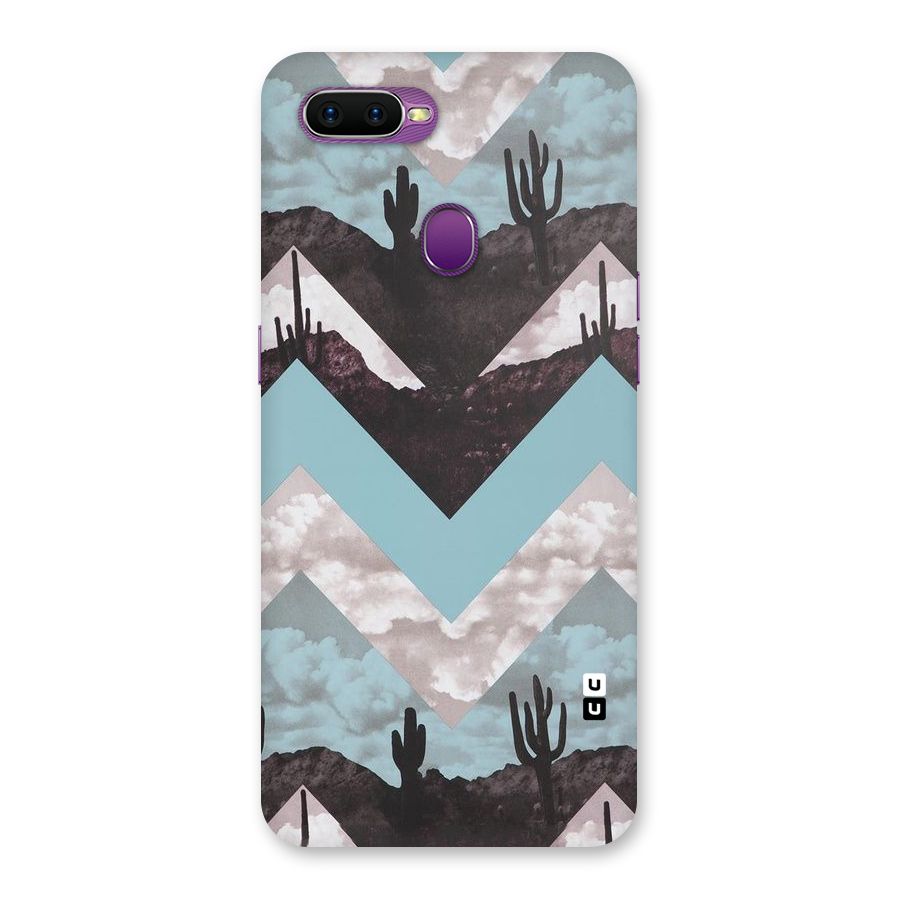 Cacutus Zig Zag Pattern Back Case for Oppo F9
