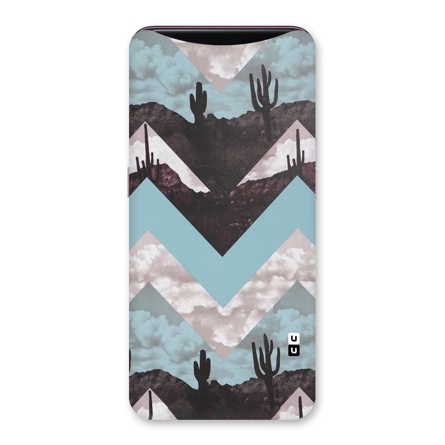 Cacutus Zig Zag Pattern Back Case for Oppo Find X