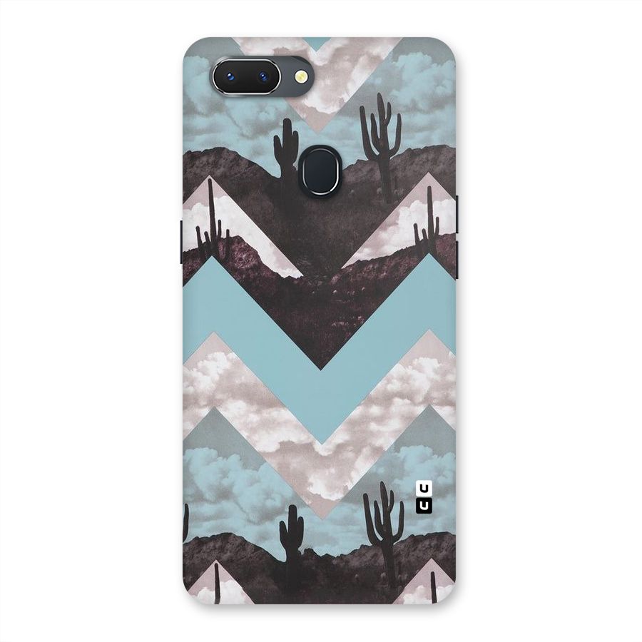 Cacutus Zig Zag Pattern Back Case for Oppo Realme 2