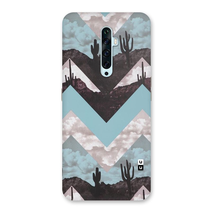 Cacutus Zig Zag Pattern Back Case for Oppo Reno2 Z