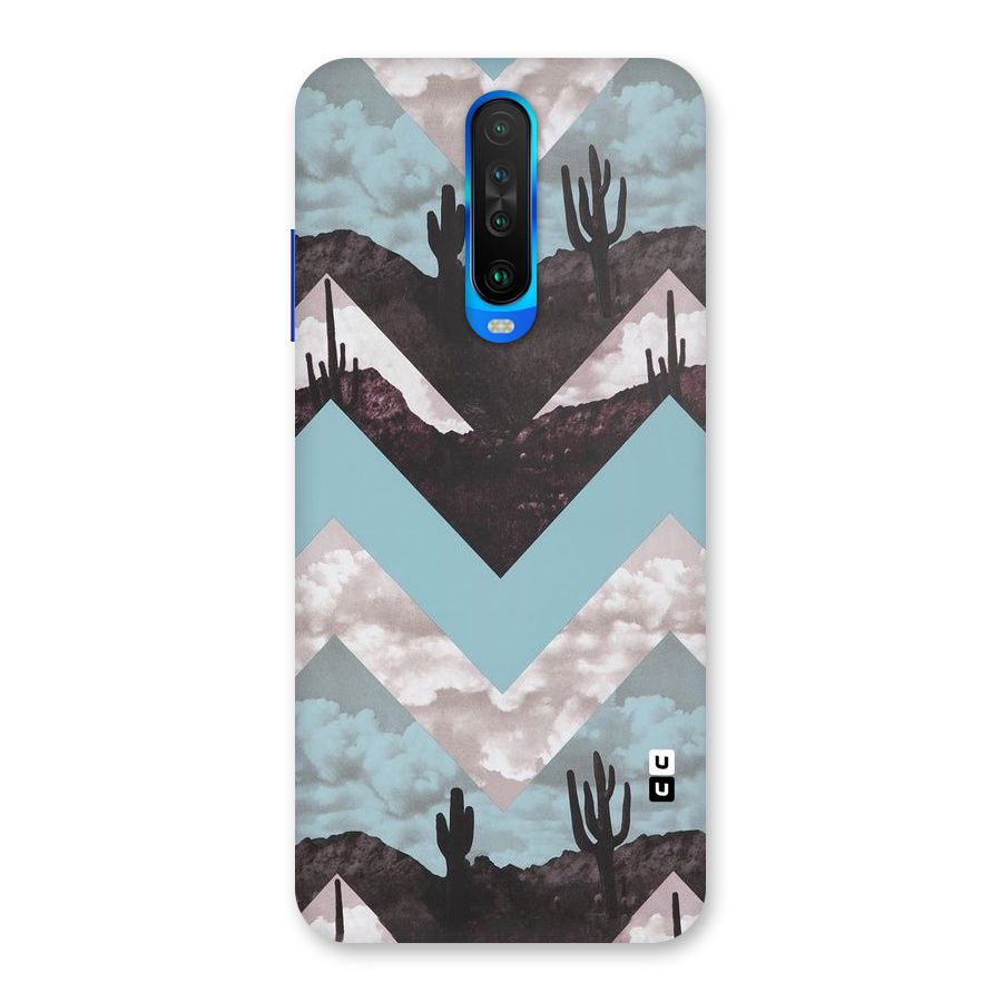 Cacutus Zig Zag Pattern Back Case for Poco X2