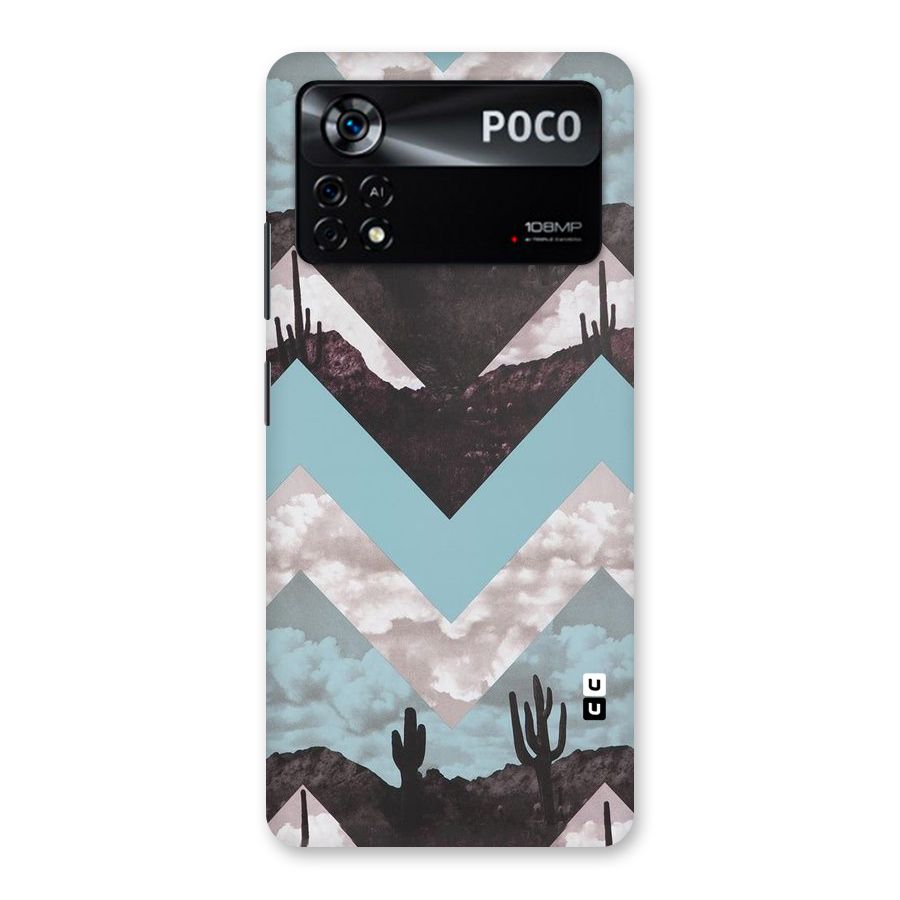 Cacutus Zig Zag Pattern Back Case for Poco X4 Pro 5G