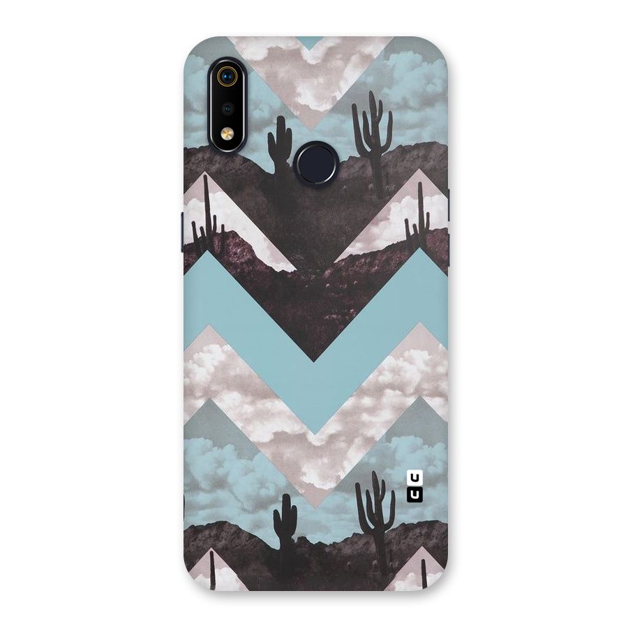 Cacutus Zig Zag Pattern Back Case for Realme 3i