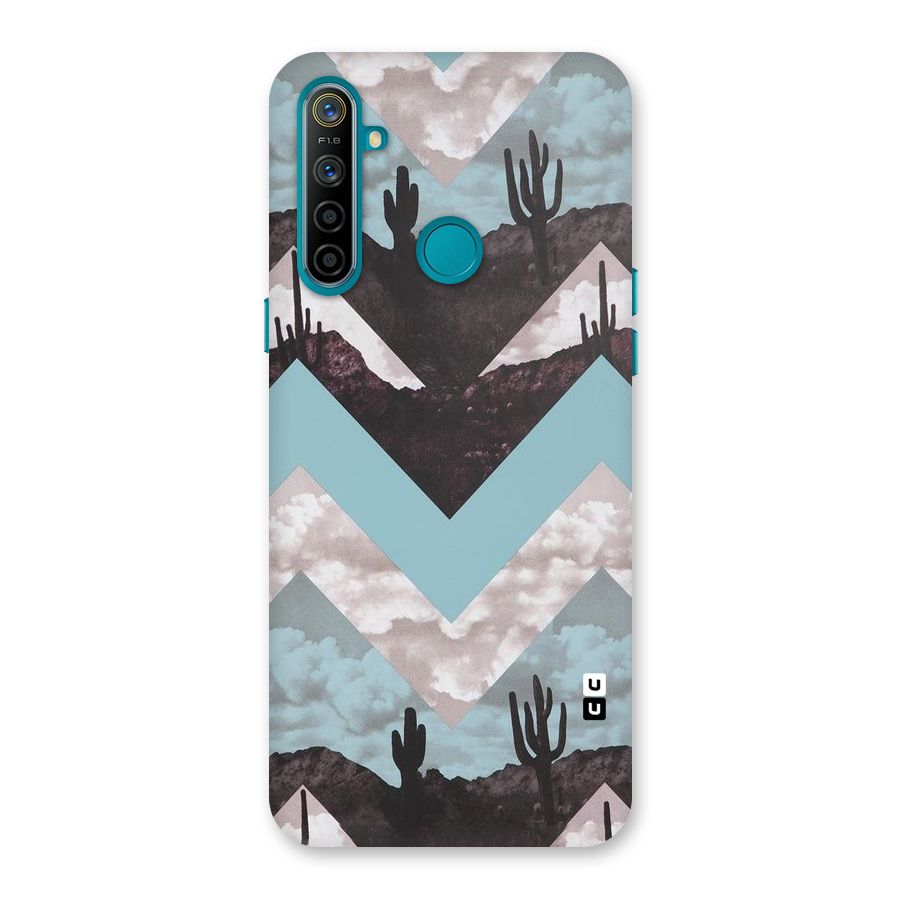 Cacutus Zig Zag Pattern Back Case for Realme 5i