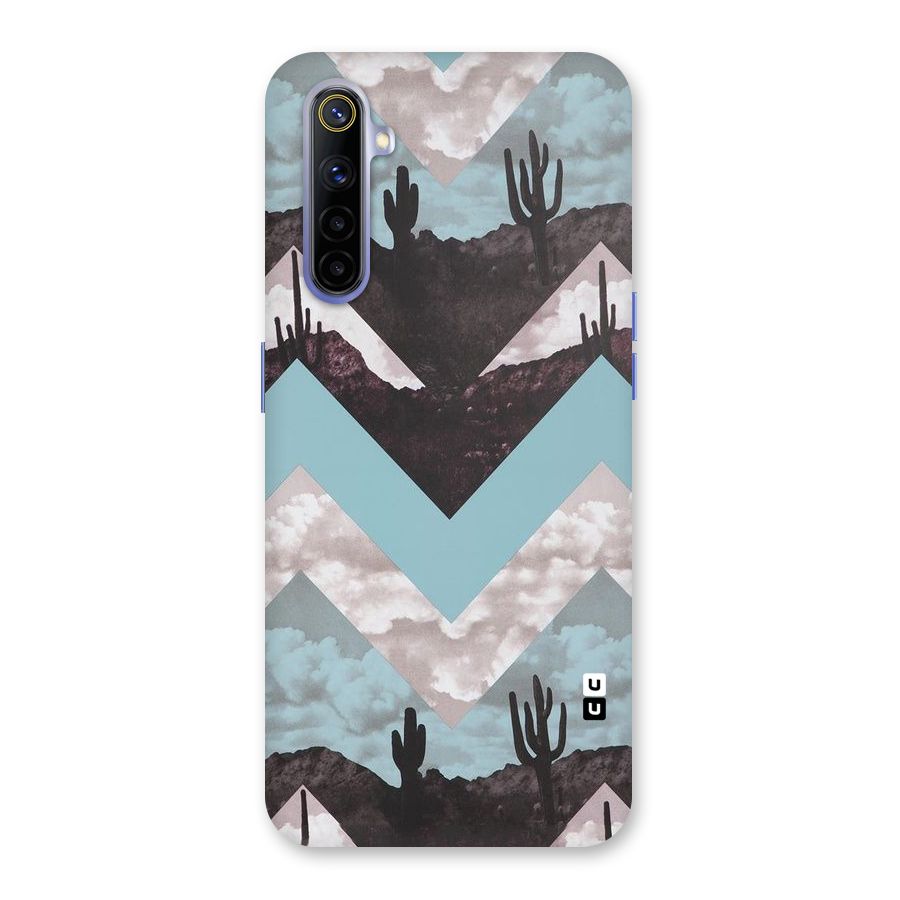 Cacutus Zig Zag Pattern Back Case for Realme 6
