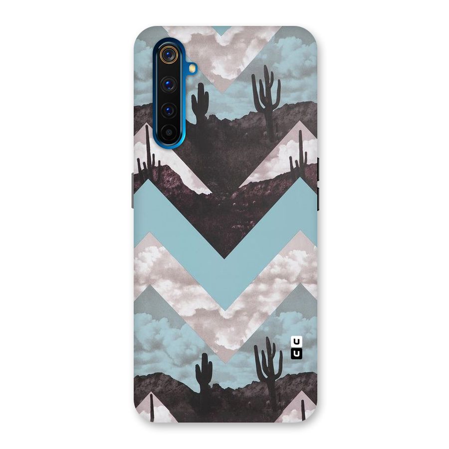 Cacutus Zig Zag Pattern Back Case for Realme 6 Pro