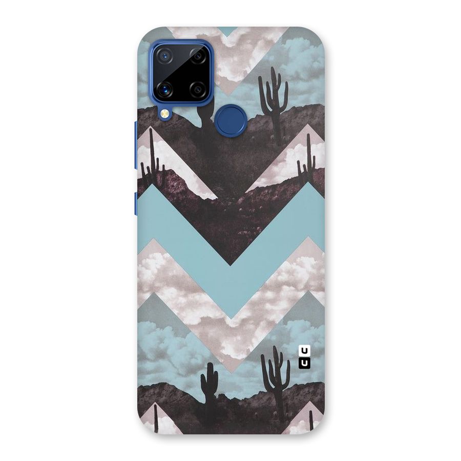 Cacutus Zig Zag Pattern Back Case for Realme C15