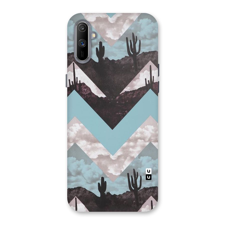 Cacutus Zig Zag Pattern Back Case for Realme C3