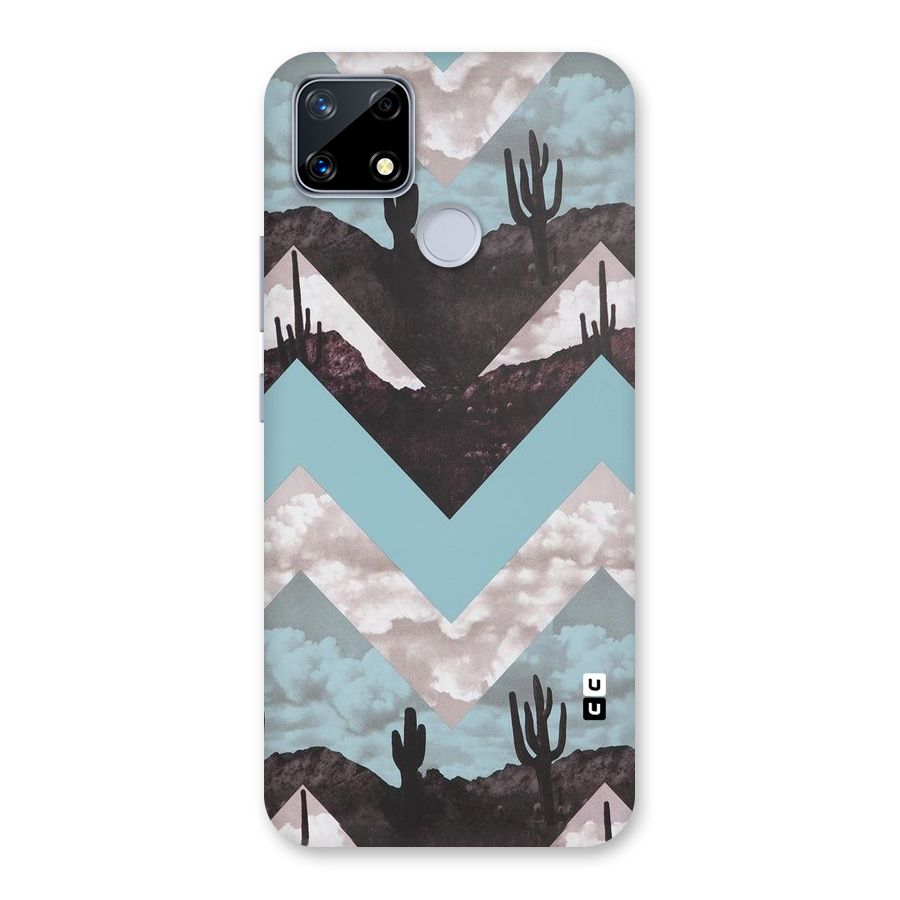 Cacutus Zig Zag Pattern Back Case for Realme Narzo 20