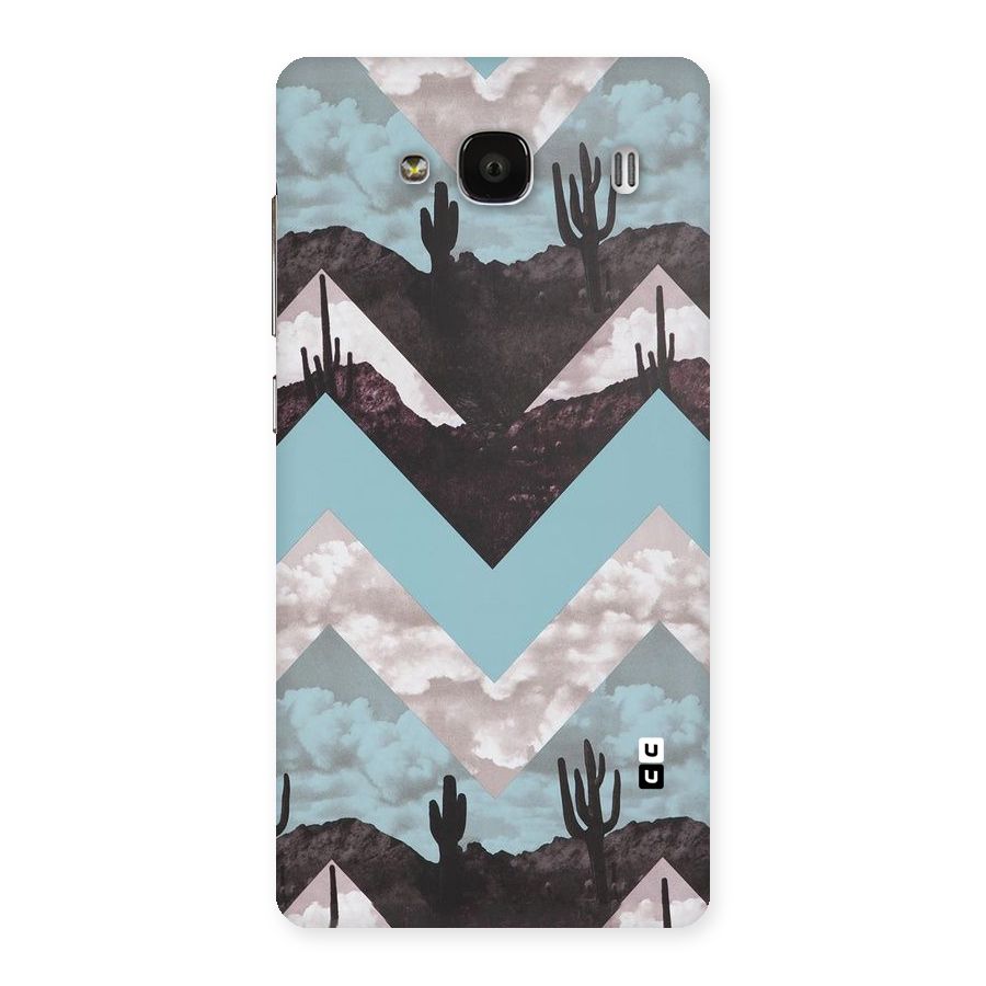 Cacutus Zig Zag Pattern Back Case for Redmi 2