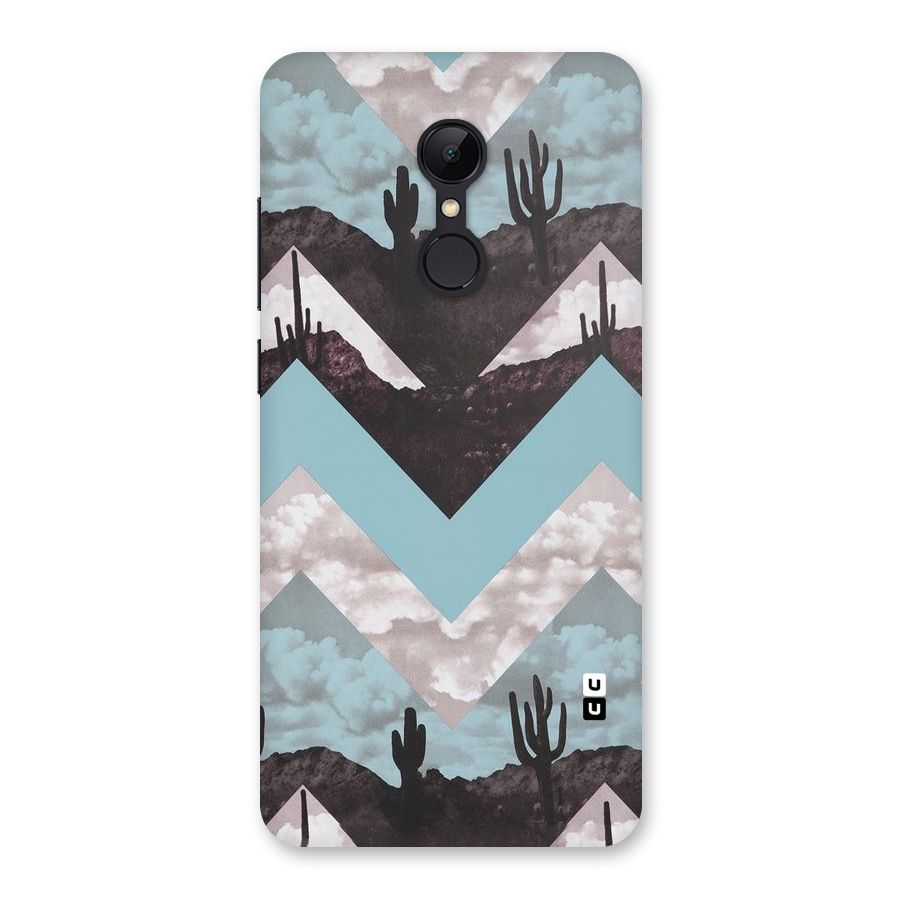 Cacutus Zig Zag Pattern Back Case for Redmi 5