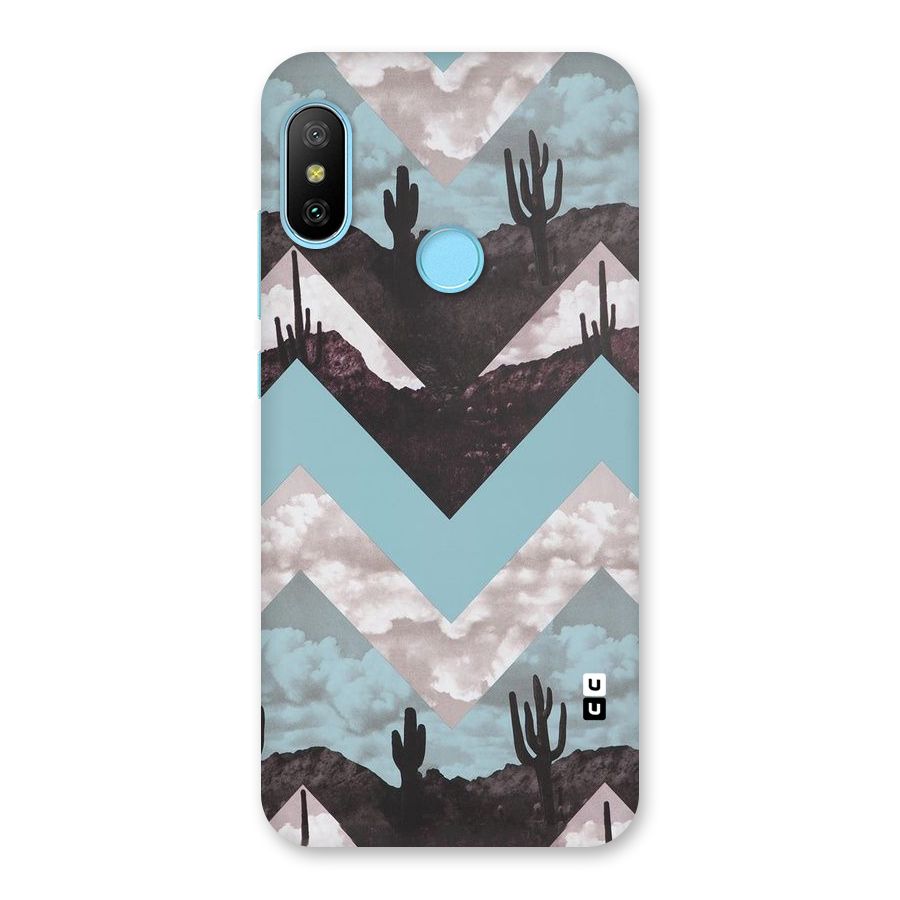 Cacutus Zig Zag Pattern Back Case for Redmi 6 Pro