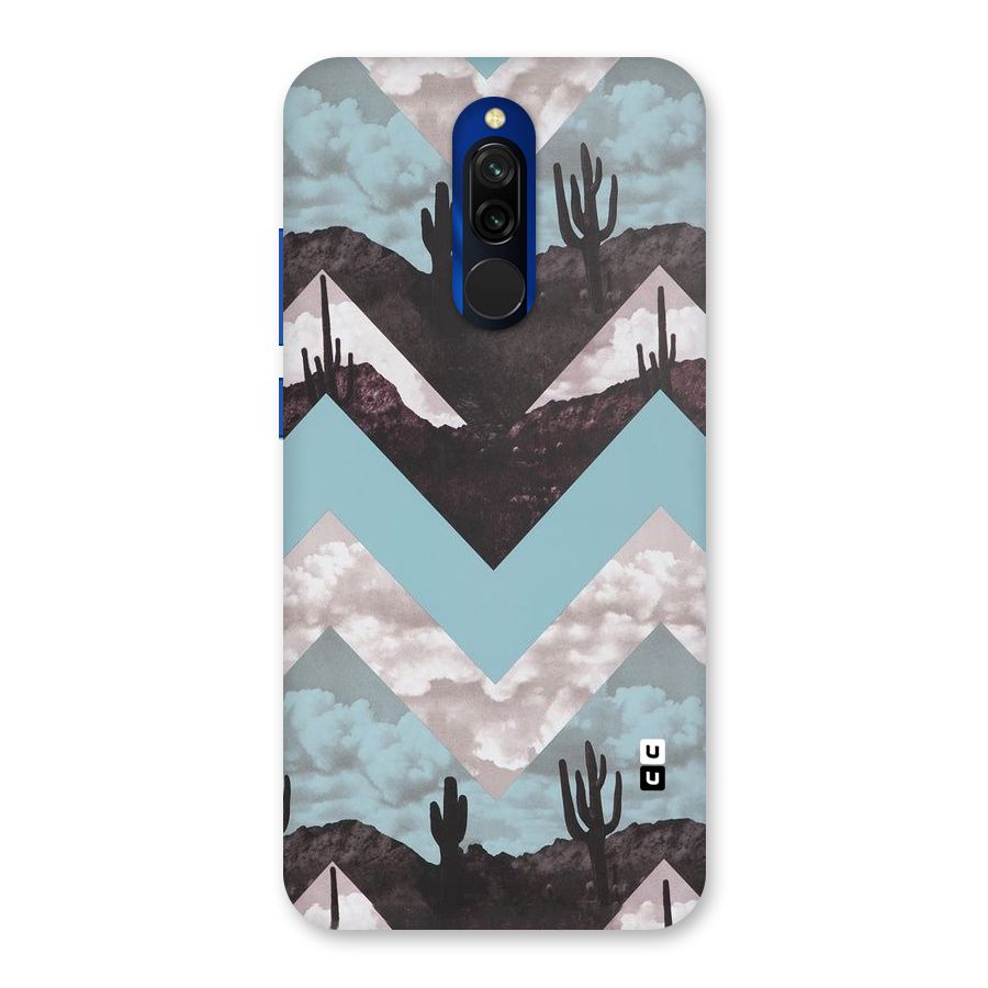 Cacutus Zig Zag Pattern Back Case for Redmi 8