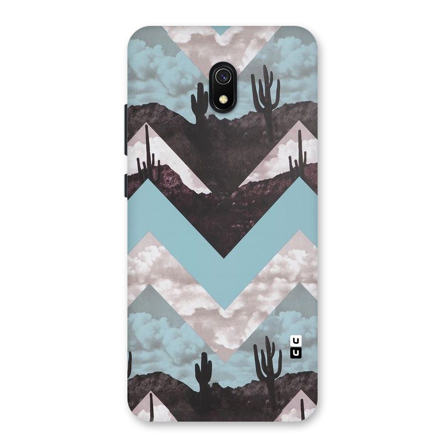 Cacutus Zig Zag Pattern Back Case for Redmi 8A