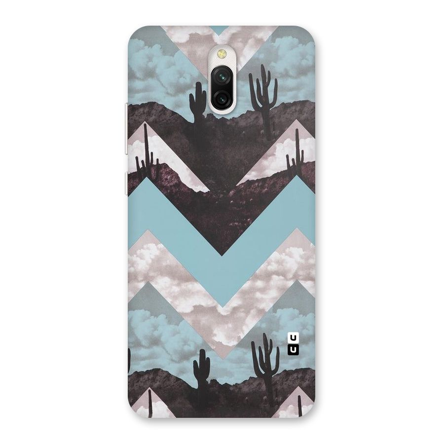 Cacutus Zig Zag Pattern Back Case for Redmi 8A Dual