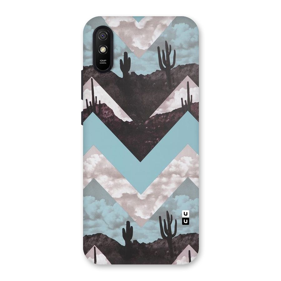 Cacutus Zig Zag Pattern Back Case for Redmi 9A