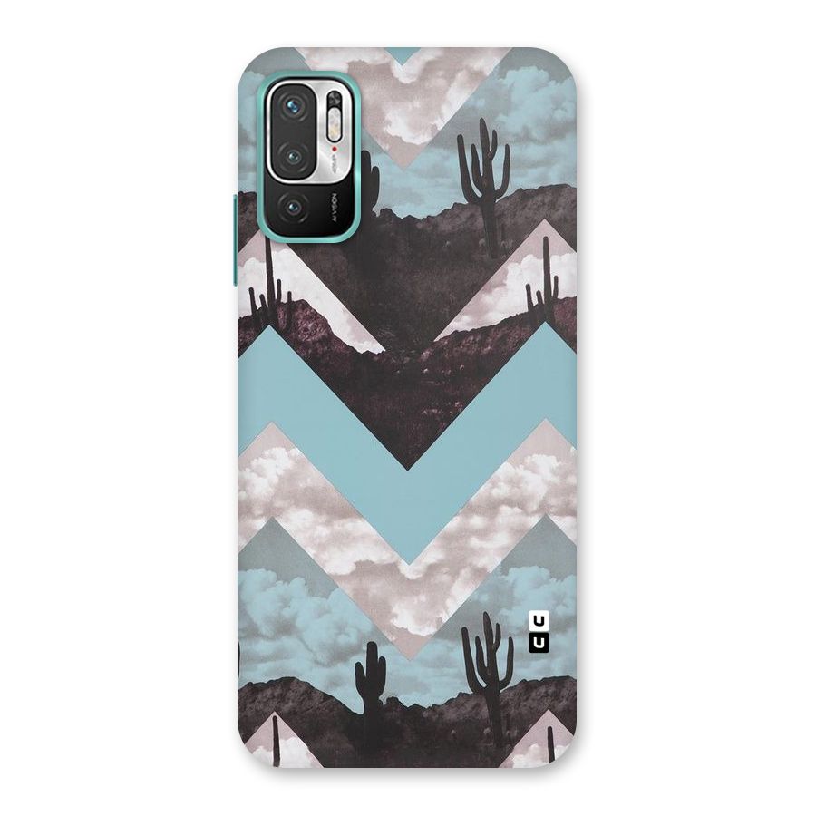 Cacutus Zig Zag Pattern Back Case for Redmi Note 10T 5G