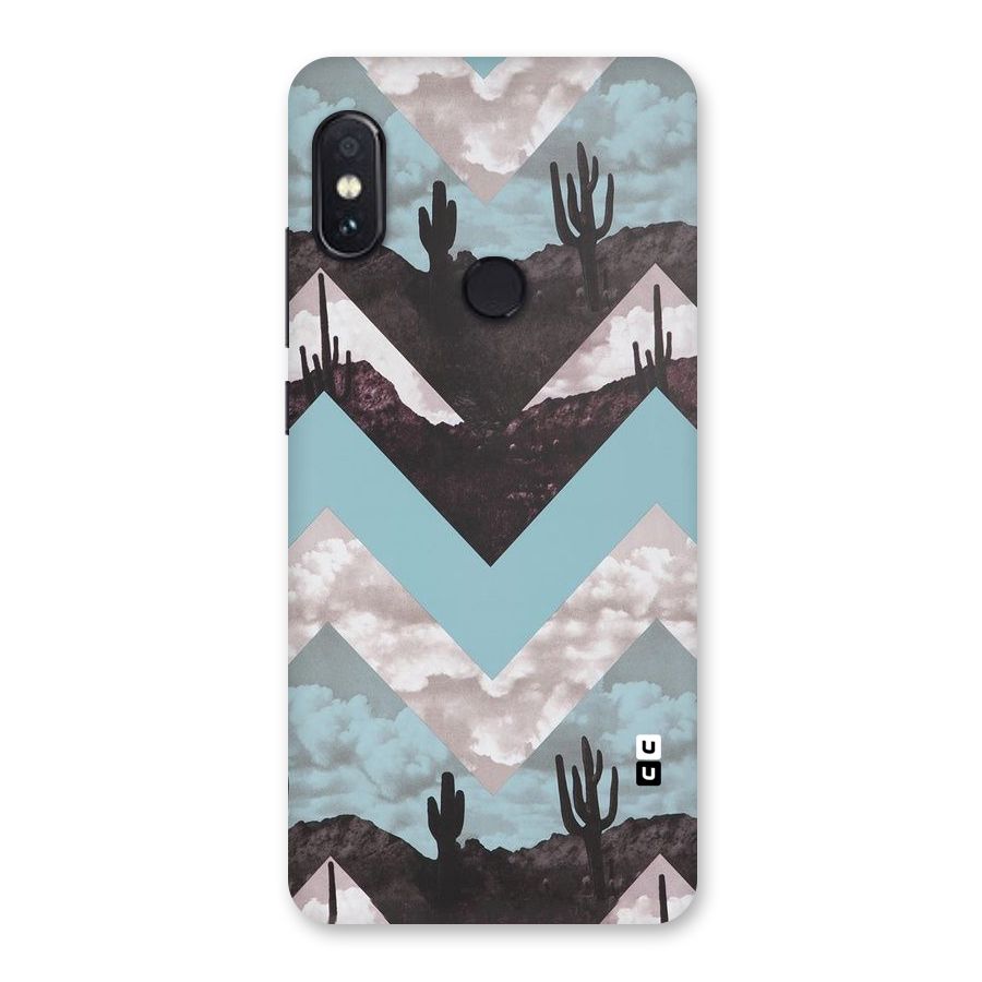 Cacutus Zig Zag Pattern Back Case for Redmi Note 5 Pro