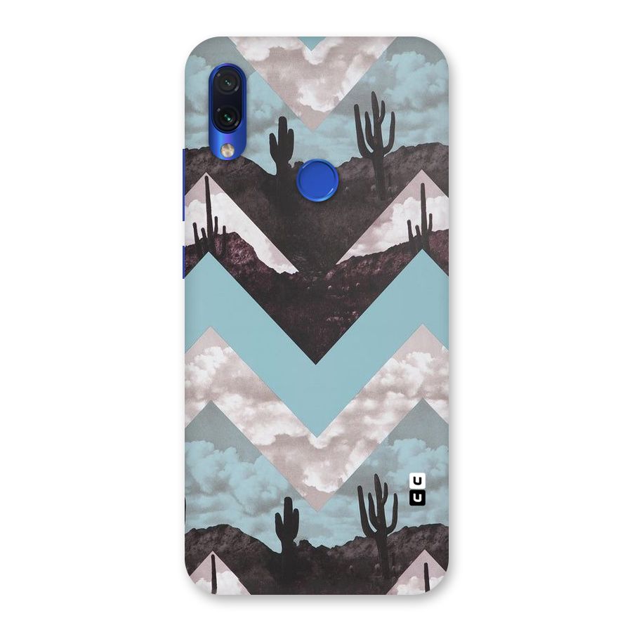 Cacutus Zig Zag Pattern Back Case for Redmi Note 7