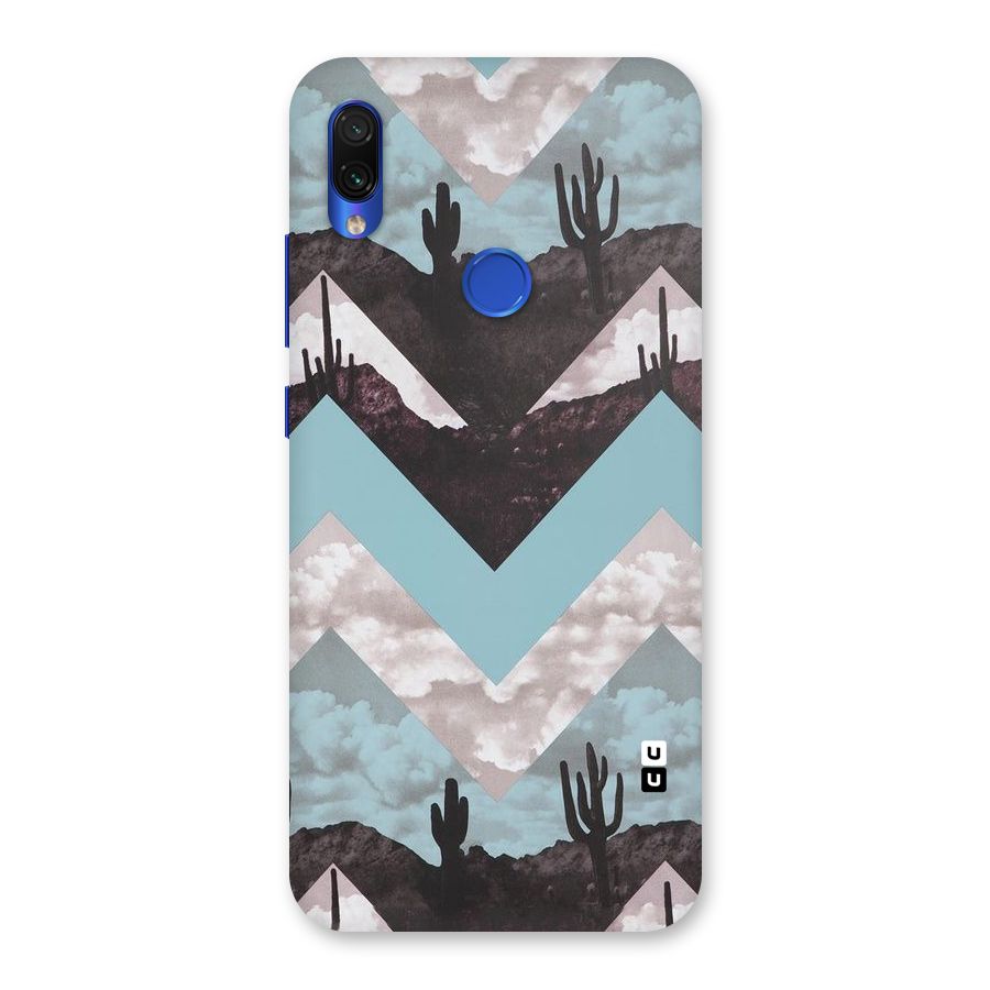 Cacutus Zig Zag Pattern Back Case for Redmi Note 7S